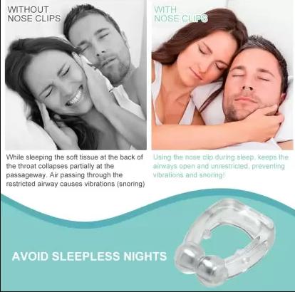 Anti Snoring Nose Clip Device for Men Women.
