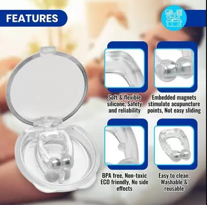 Anti Snoring Nose Clip Device for Men Women.